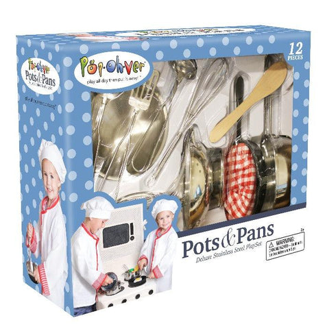 Deluxe Pots and Pans PlaySet - Basket Pizzazz