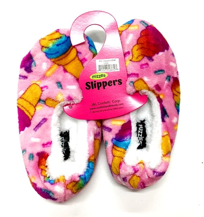 Kids Fuzzies Slippers - Basket Pizzazz