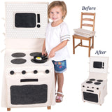 Pop-Oh-Ver Deluxe Chair Cover Stove Set - Basket Pizzazz