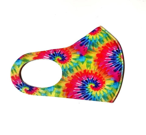 Kid's Tie Dye Spandex Mask - Basket Pizzazz
