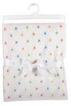 Triangle Fleece Blanket - Basket Pizzazz
